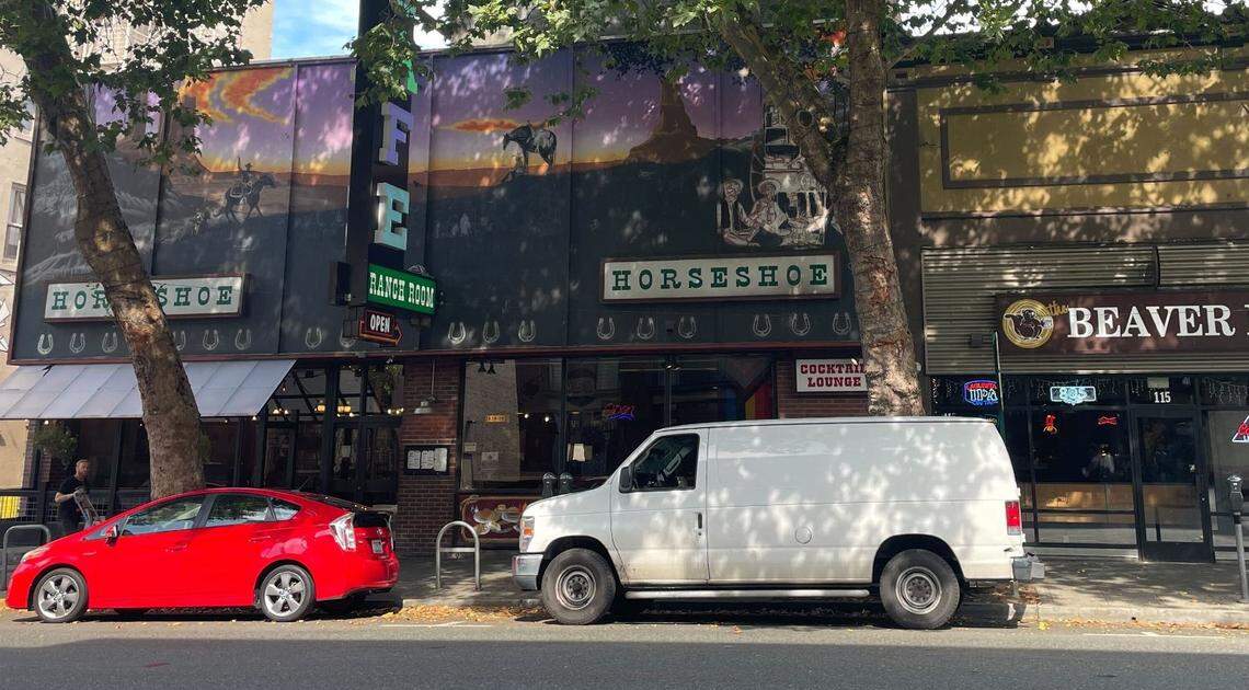 The Horseshoe Cafe and Beaver Inn at 113 E Holly St. Bellingham.