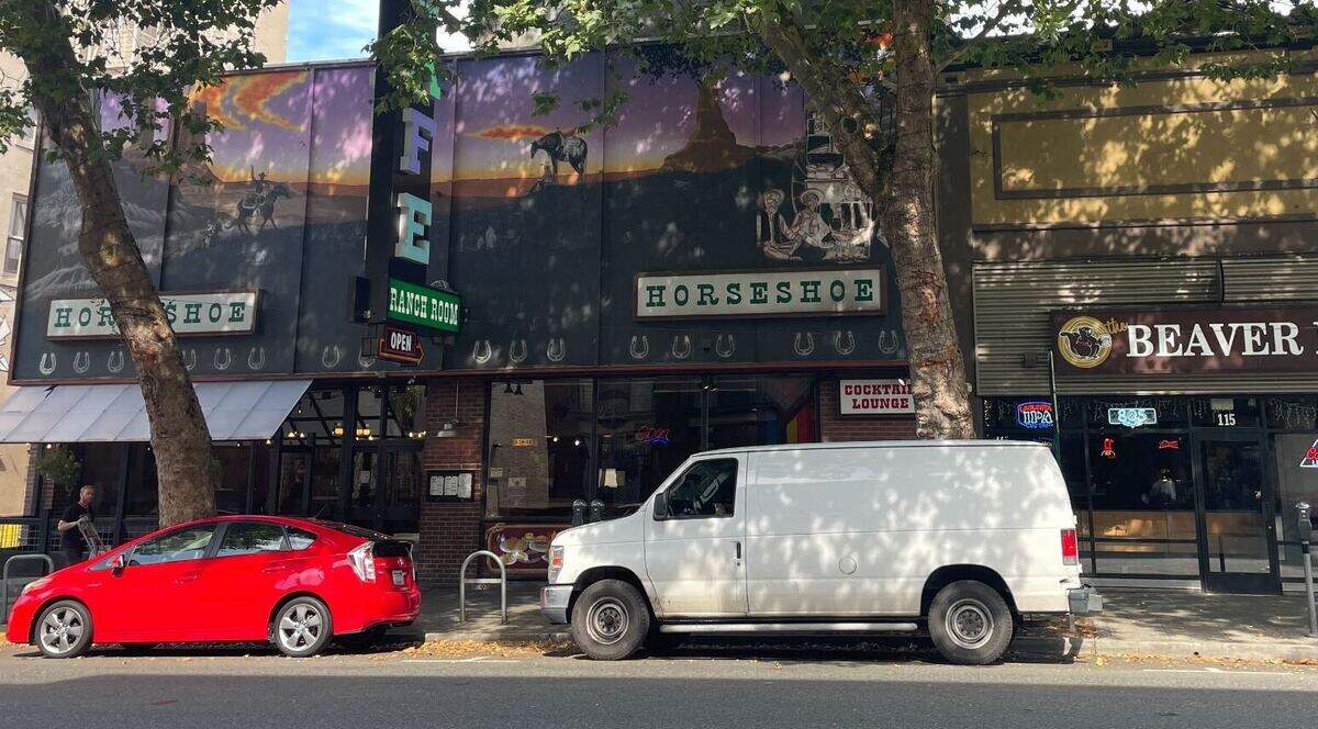 The Horseshoe Cafe and Beaver Inn at 113 E Holly St. Bellingham.