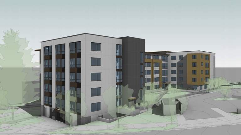 This mixed-use project is planned for a unique site in downtown Bellingham. Here’s more