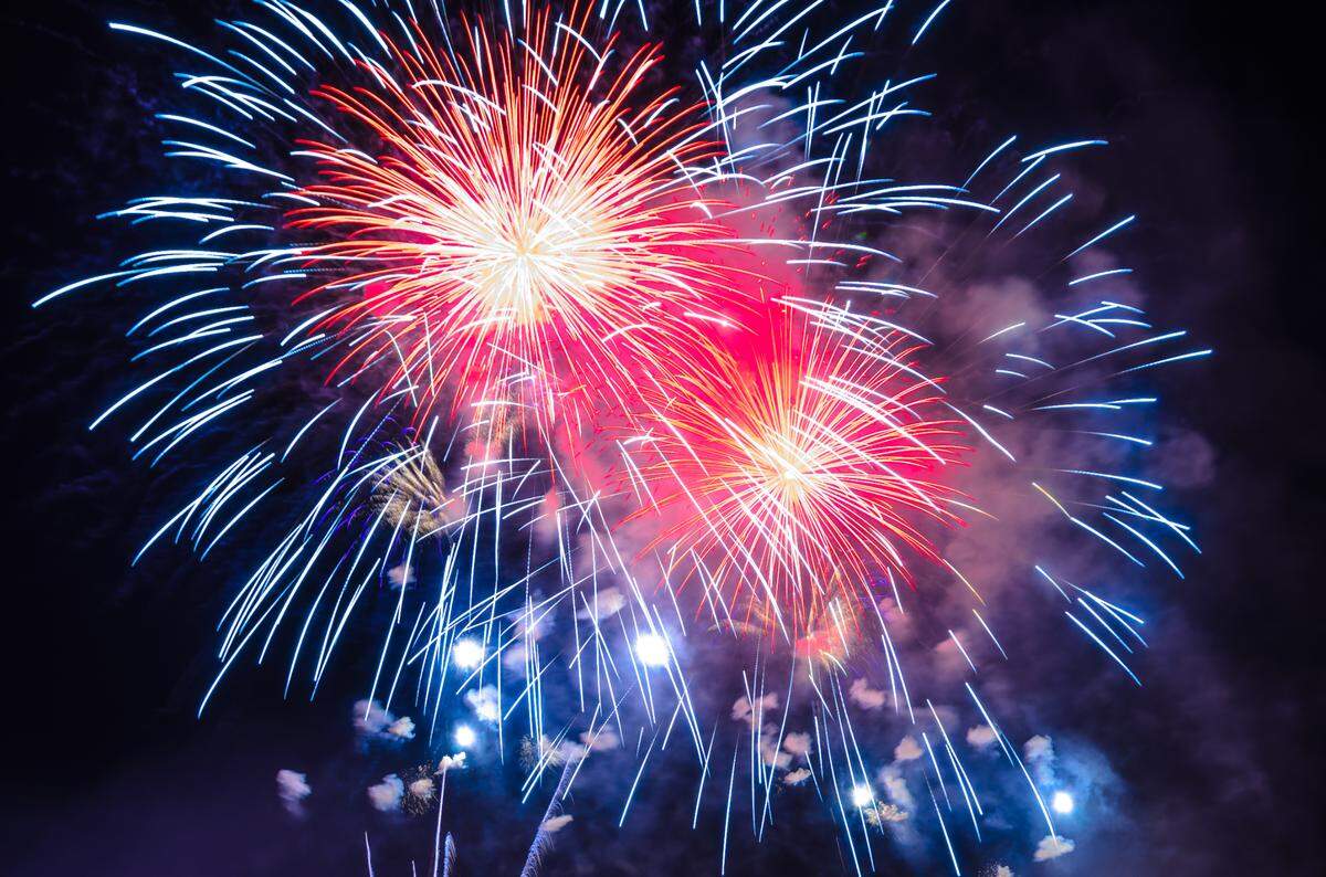 Fireworks stock photo