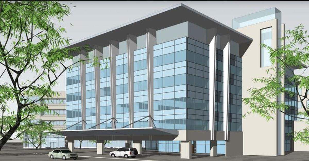 Design concept for a future proposed Peter Paulsen Pavilion at PeaceHealth St. Joseph Medical Center in Bellingham. PeaceHealth announced Thursday, Feb. 3, that it received a $50 million donation from Peter H. Paulsen to help expand health care access with a new emergency department and state-of-the-art care for women, children and newborns.