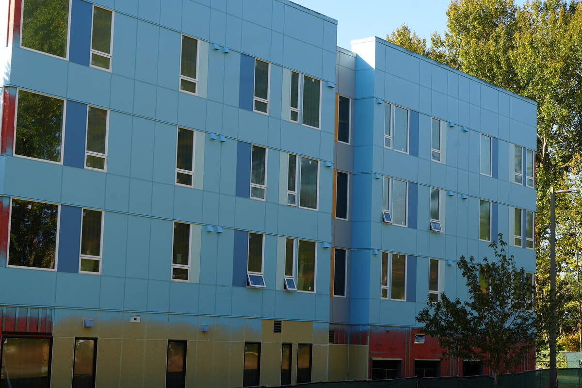 Development of the Cedar Commons affordable housing project is underway on the corner of Eliza Avenue and Bellis Fair Parkway in Bellingham.