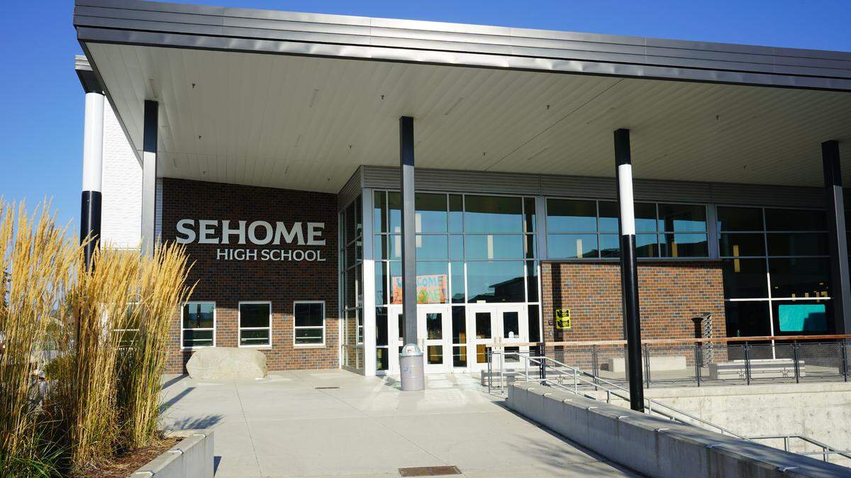 Sehome High School Wednesday, Sept. 21, 2022, in Bellingham, Wash.
