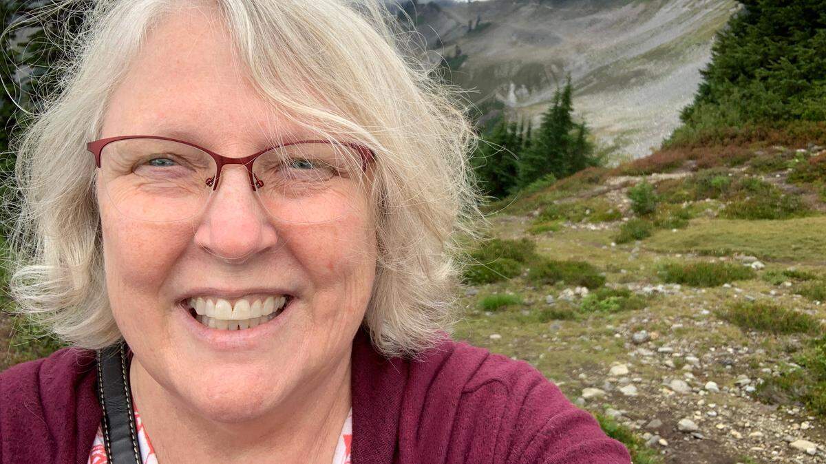 Bellingham Herald Executive Editor Julie Shirley at Artist Point in late summer 2019. She’s retiring Friday, April 21.