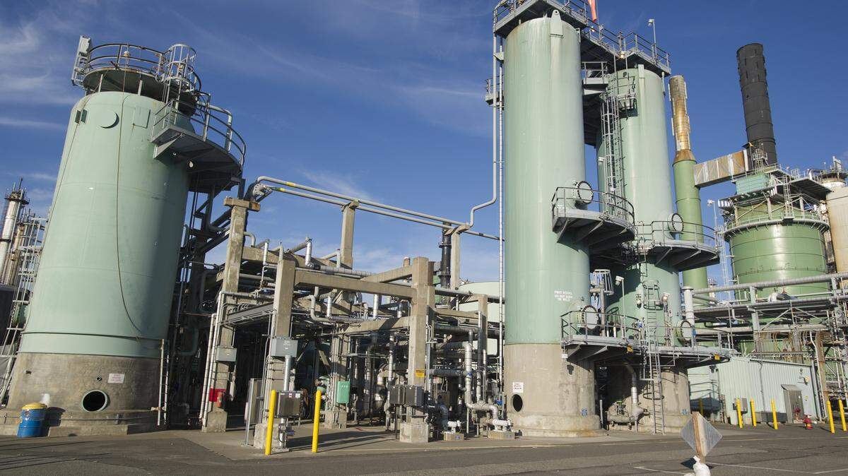 The BP Cherry Point Refinery, pictured here in 2014.