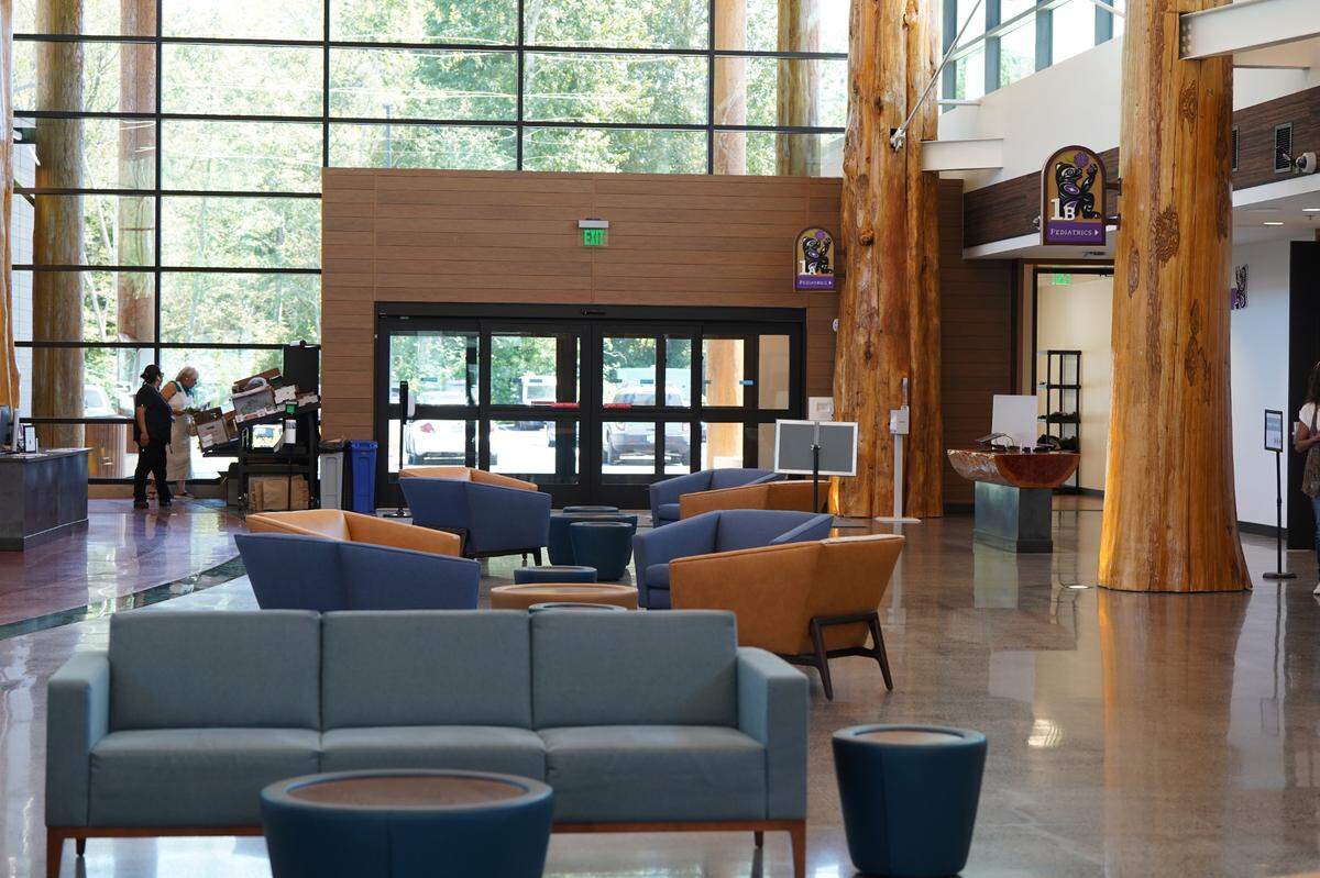 The Lummi Nation Health Center is designed as a central location for patients to access all of their health and medical needs in one location. This includes dental care, physical therapy, and substance abuse treatment.