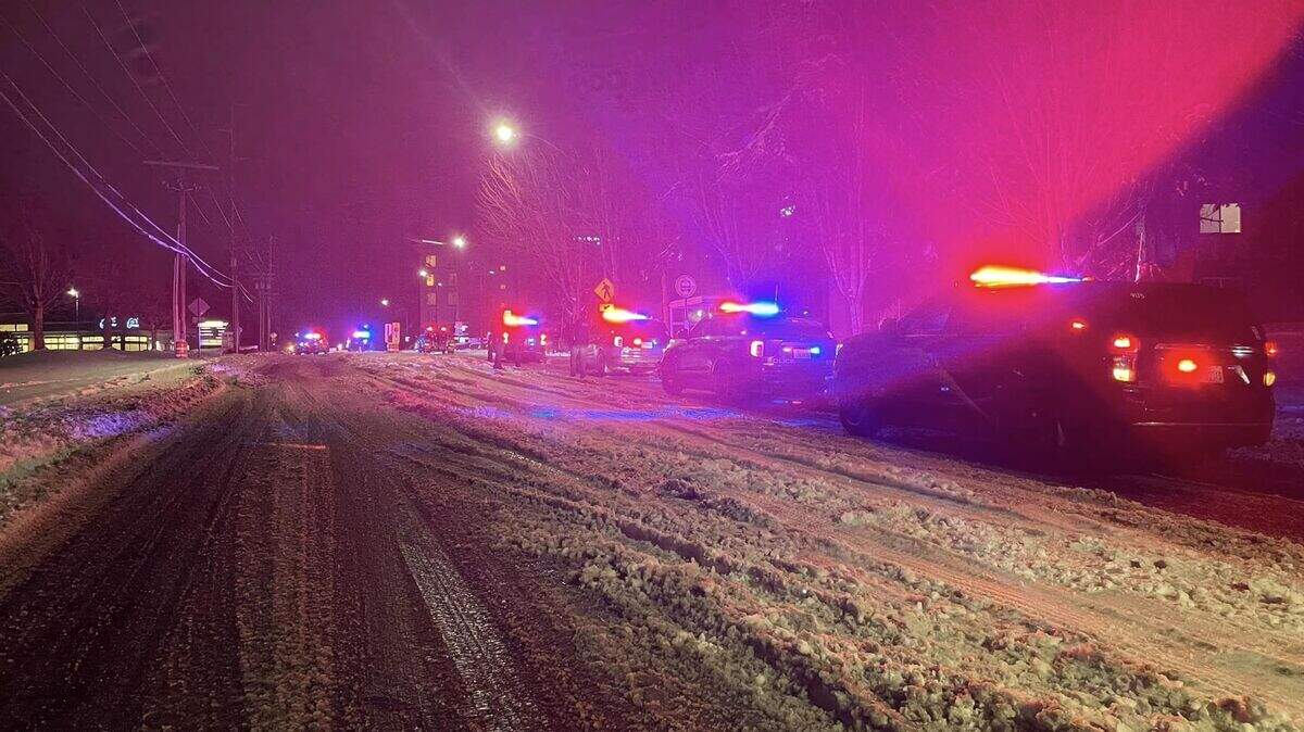Northwest Avenue was shutdown by police after a shooting incident in Bellingham Thursday night.