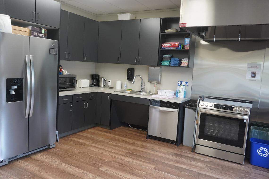 A fully remodeled kitchen at WECU’s Birchwood Branch location will now be available for use for students in Bellingham Public Schools’ Community Transition Program. The program is designed to help special needs students transition from high school to the workforce or higher education.