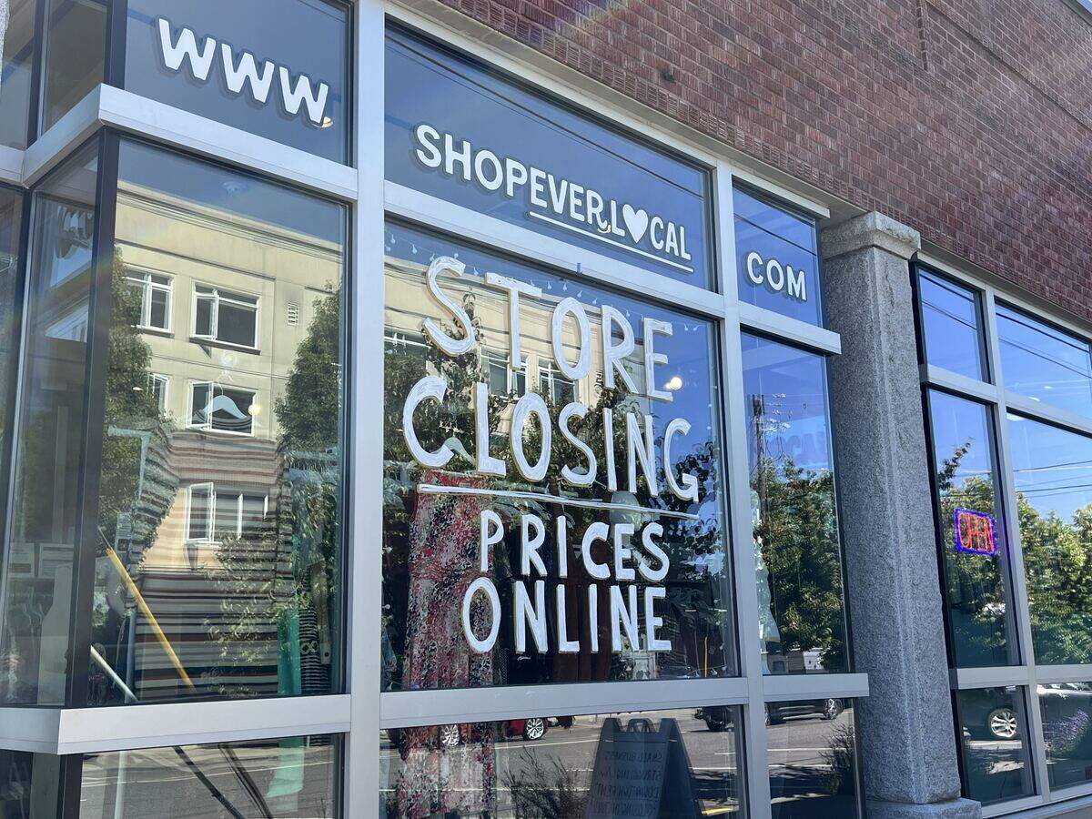 EverLocal secondhand clothing store and local goods shop is closing in July. The shop is located at 232 E. Champion St. in downtown Bellingham.