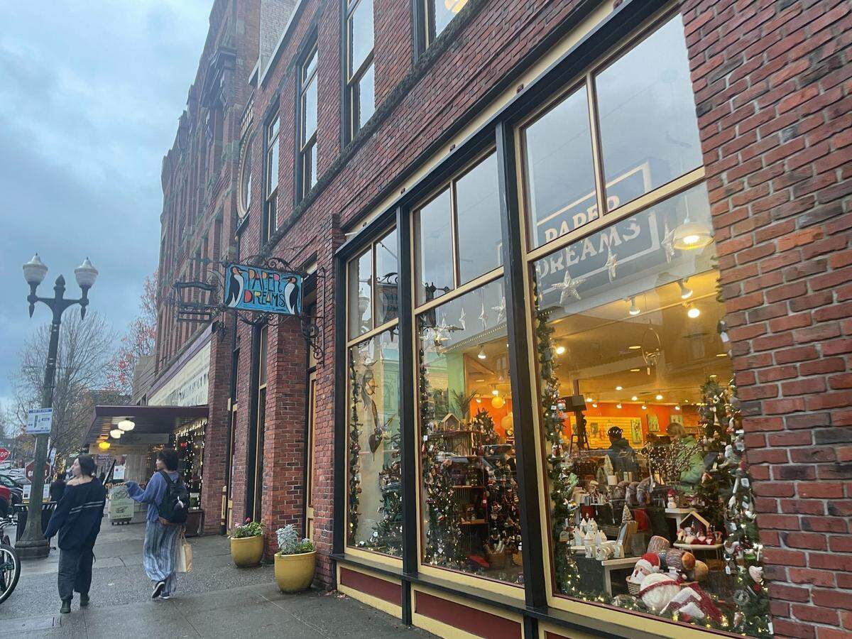 Paper Dreams gift shop at 1206 11th St. in Bellingham, Wash. on Thursday, Dec. 7, 2023.