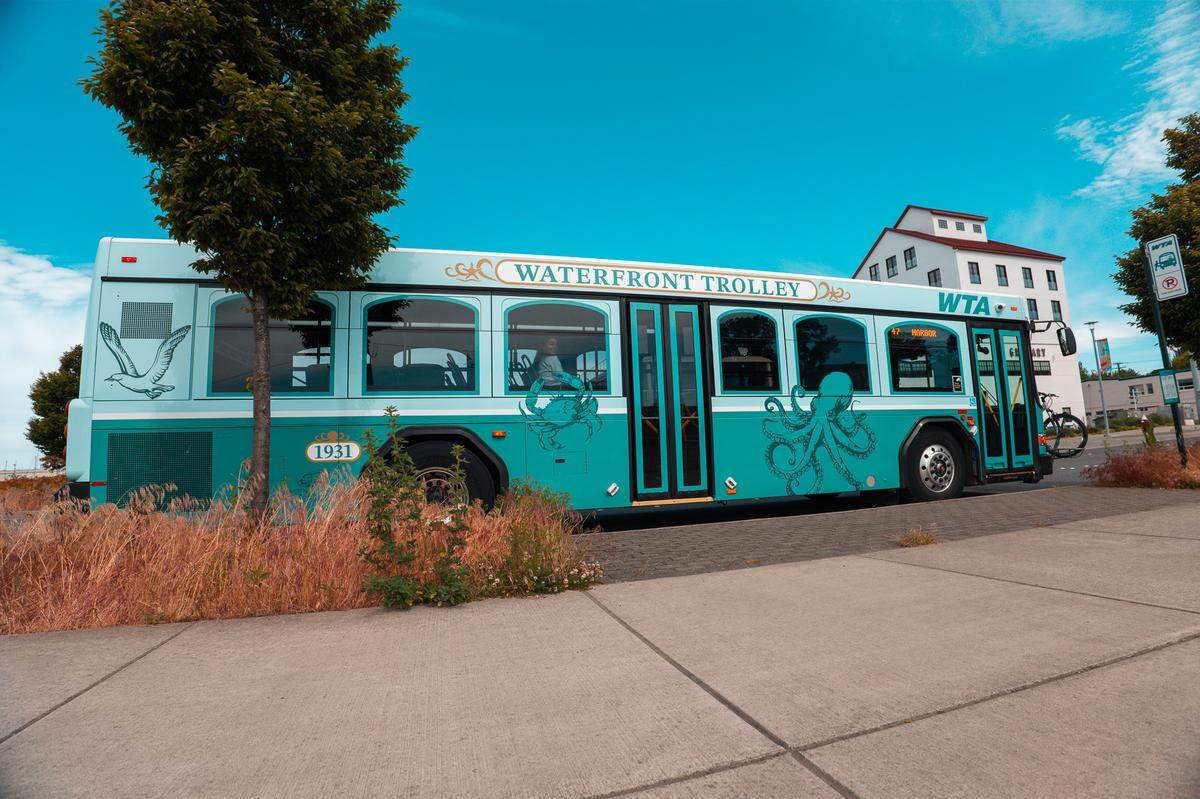 The new Waterfront Trolley design to be used the Whatcom Transportation Authority