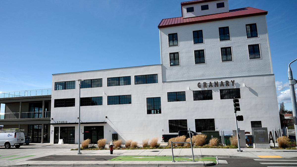 SconeGrown, a vegan restaurant and bakery in downtown Bellingham is closing its doors and will no longer be in business in Whatcom County. The Granary Building on April 8, 2021, in Bellingham, Wash.