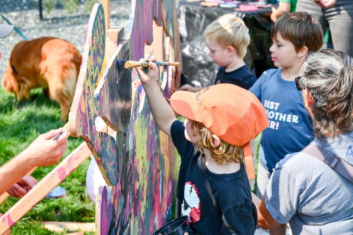 A photo from the 2023 Noisy Waters Mural Festival in Bellingham, Wash.