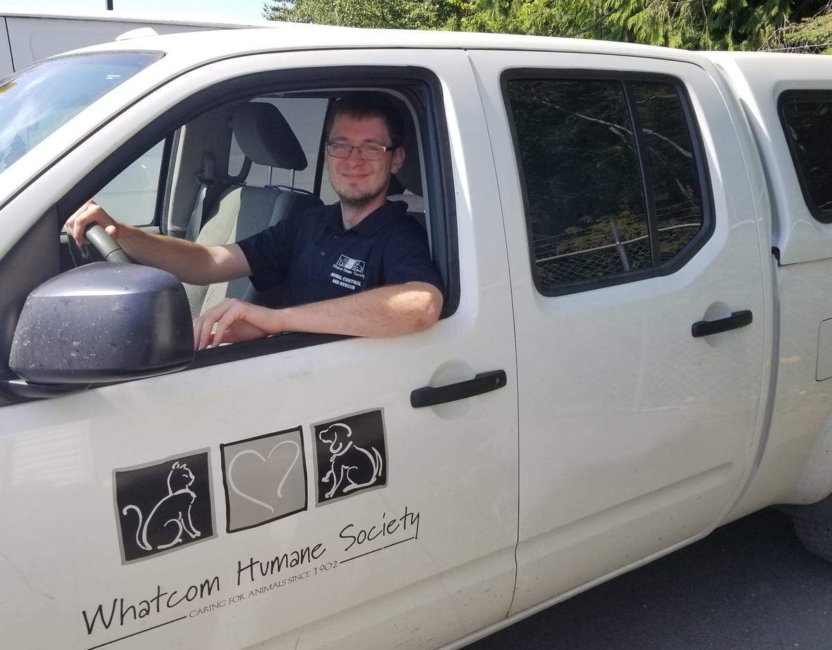 Animal control officer Kyle Berger has been with the Whatcom Humane Society since 2013, and with animal control since 2017.