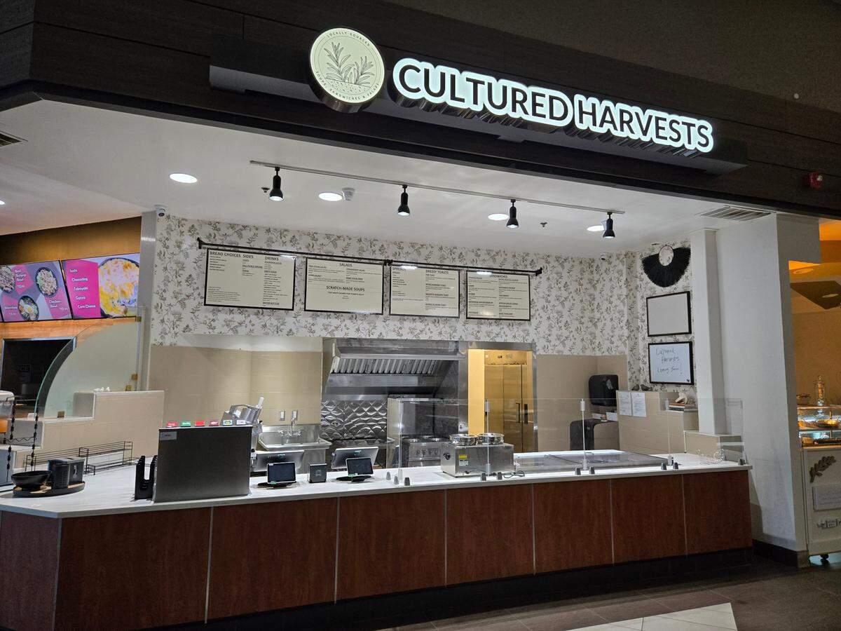 Cultured Harvests inside the Bellis Fair mall at 1 Bellis Fair Parkway in Bellingham, Wash.
