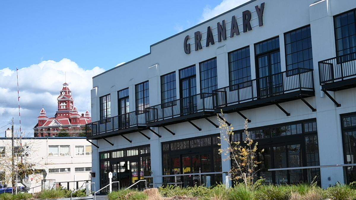 The Granary Building along Bellingham’s waterfront.