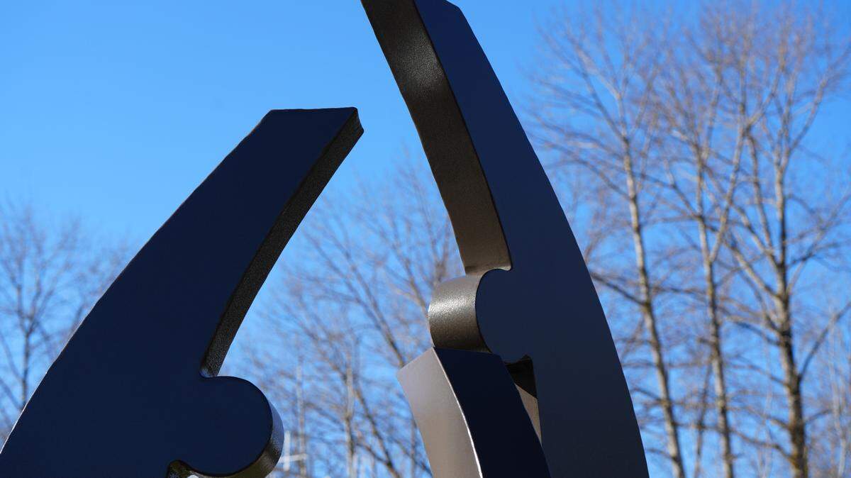 A new sculpture named “Sense of Connection” was installed Feb. 12 at Griffintown Park in Ferndale.
