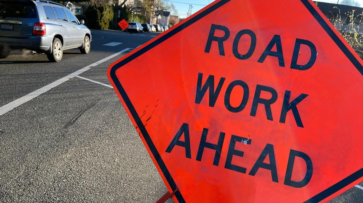 One man was killed and a second was critically injured when a vehicle crashed through a road crew in Greensboro, NC, police say.