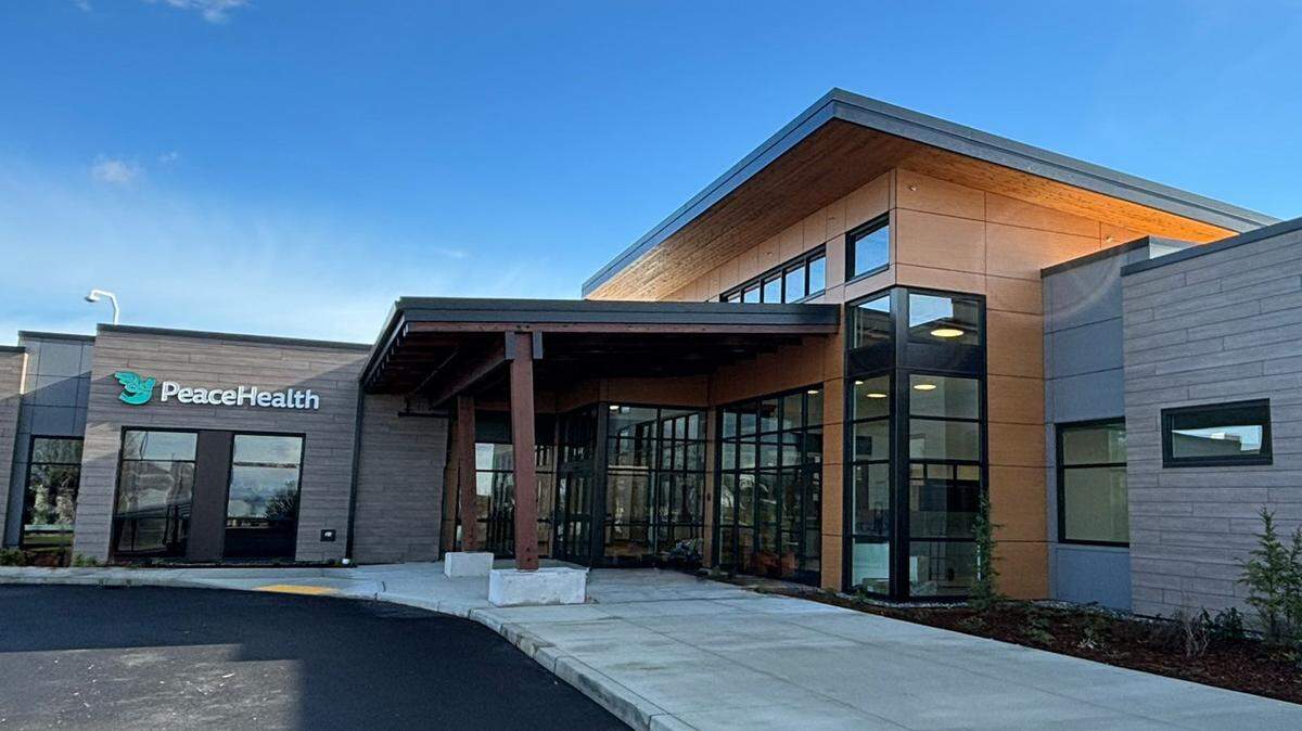A new Peacehealth clinic at 8844 Benson Road in Lynden, Wash. that is opening on April 15, 2024.
