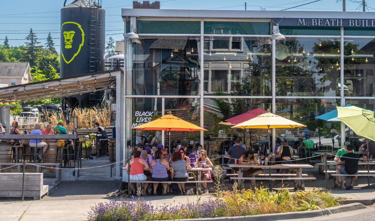 The Aslan Brewing Company brewpub at 1330 N Forest St. in Bellingham.