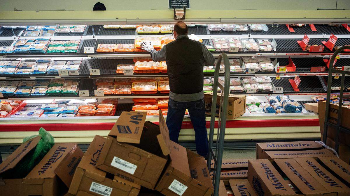 Some stores are hiring to keep up with the high demand for groceries during the coronavirus pandemic.