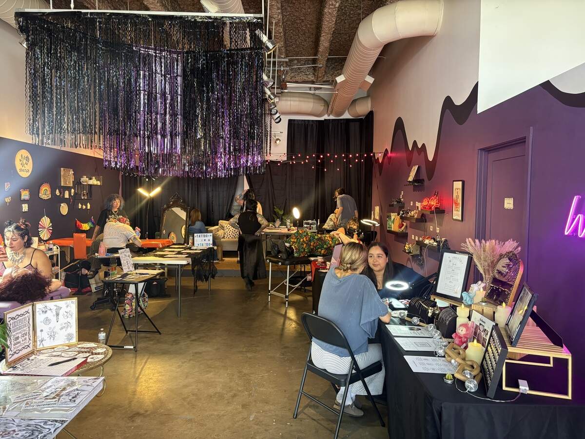 The body modification area of Wonderz Market in Bellingham on Saturday, June 27, 2026.