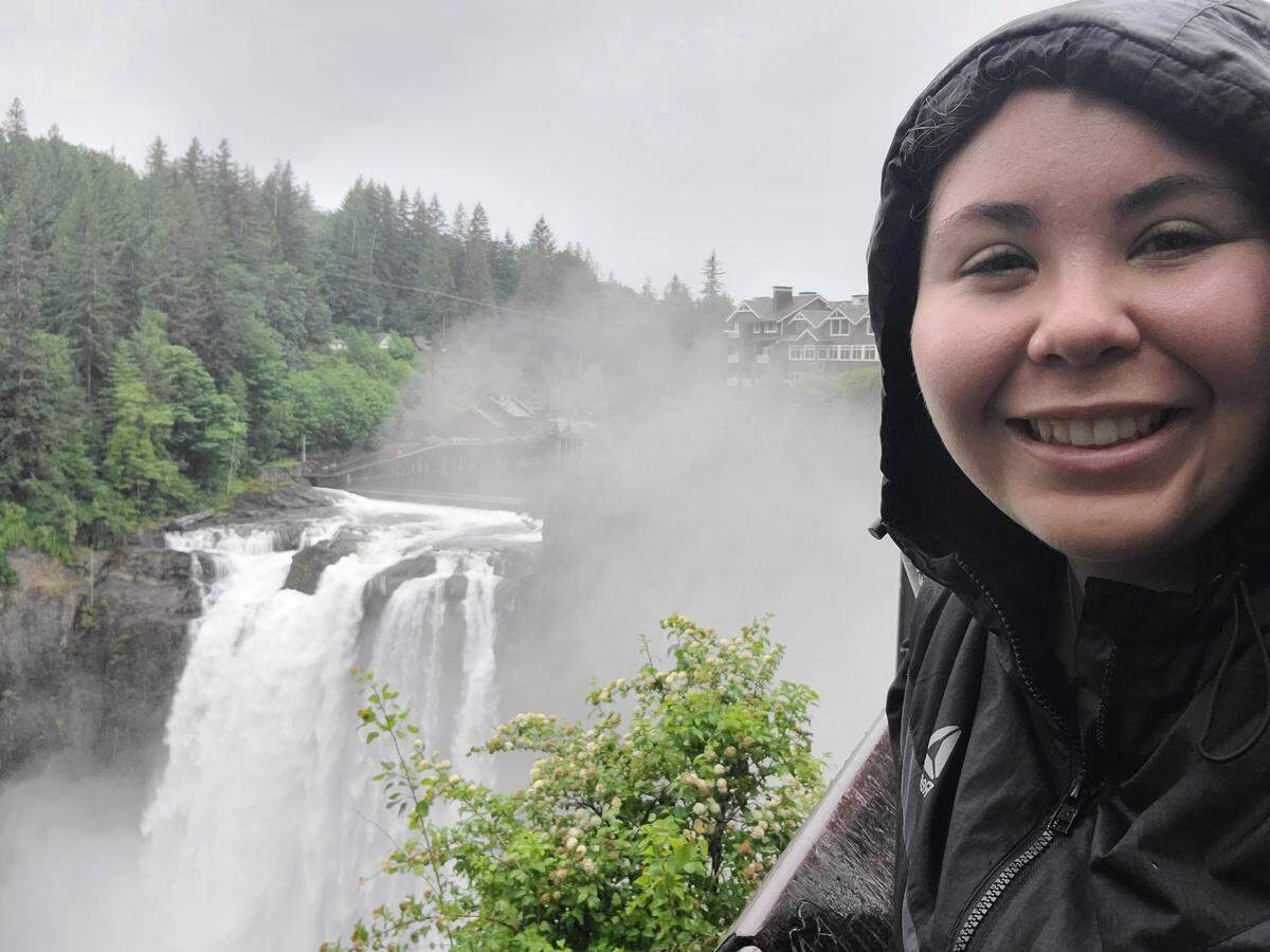 Indigenous Affairs reporter Natasha Brennan visits Snoqualmie Falls June 13 as she explores Washington state after joining Report For America and McClatchy’s Northwest newspapers: The Tacoma News Tribune, The Olympian, The Bellingham Herald and the Tri-City Herald.