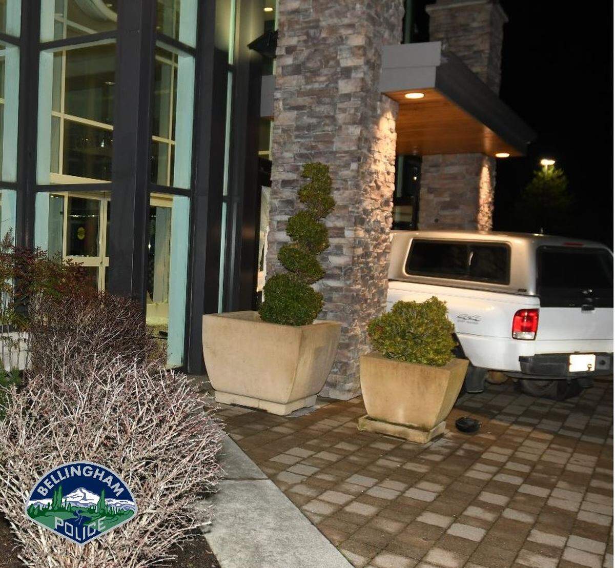 An ax-wielding Bellingham man reportedly led law enforcement on wild chase Saturday night, March 12, assaulting three officers with the ax during the chase, hitting another car and crashing into the Bellis Fair Mall front door before damaging at least 11 stores within the mall and causing an estimated $100,000 in damage.