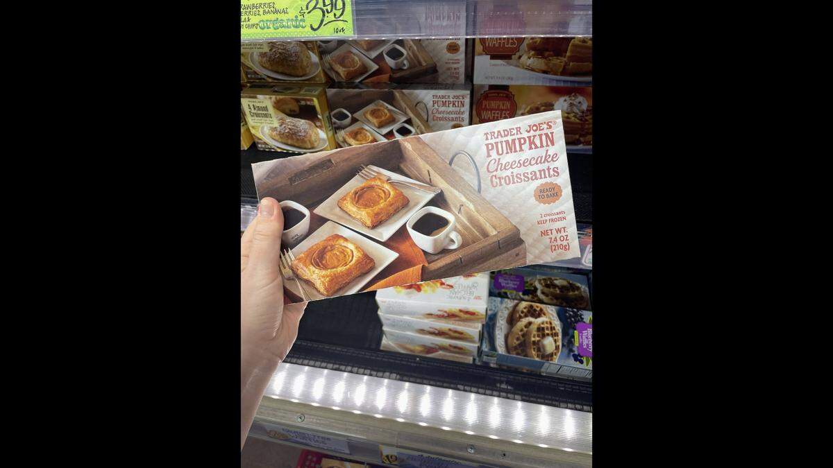 Pumpkin Cheesecake Croissants at Trader Joe’s on Wednesday, Sept. 28, at 2410 James St., Bellingham.