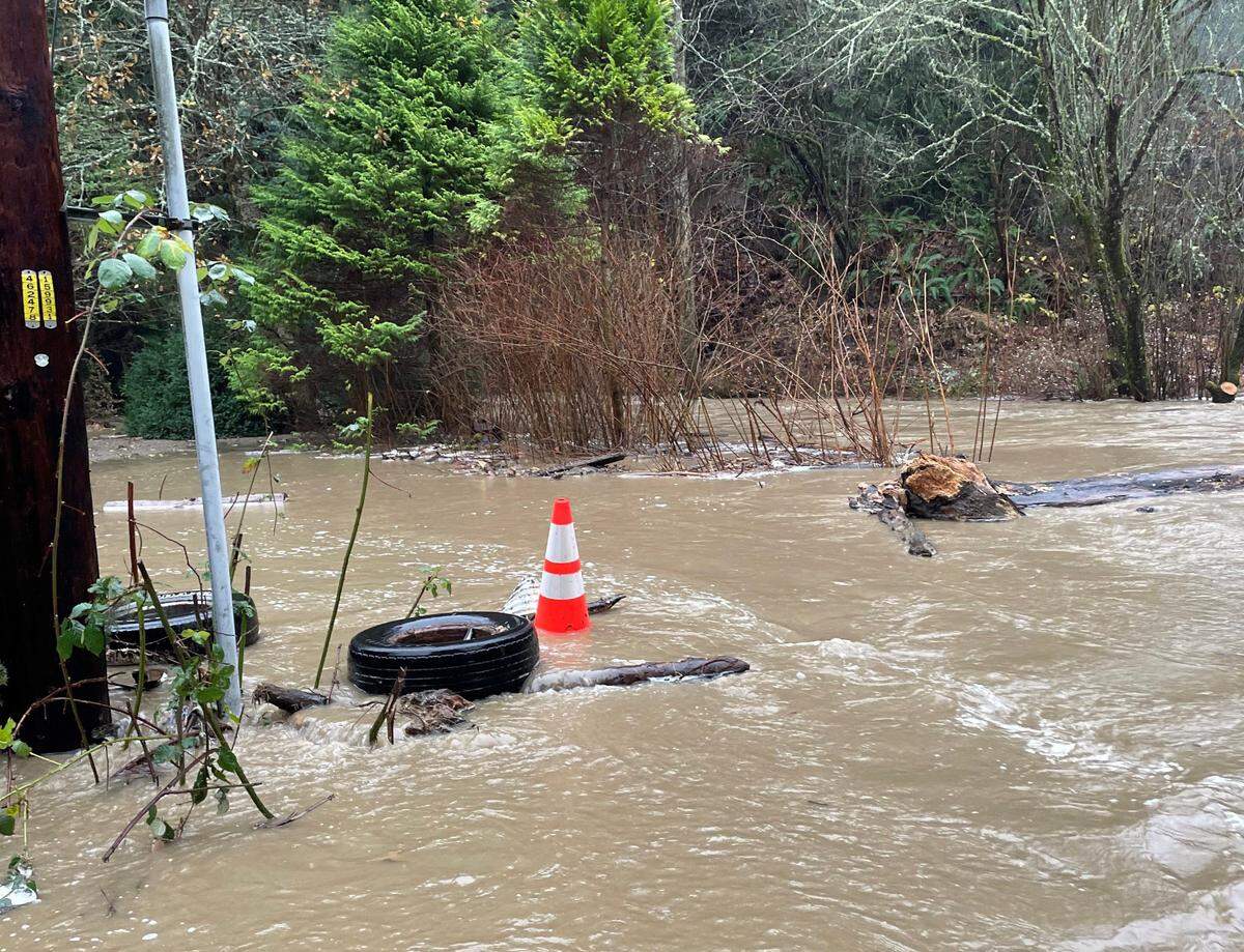 The City of Bellingham advises avoiding contact with floodwater, which may contain fuel, oil, sewage and other contaminants. Flows of rain water on Sunday, Nov. 29, in Bellingham, exceeded pumping capacity in downtown and resulted in automatic overflow at the C Street overflow for approximately 7½ hours, resulting in nine million gallons of sewage discharging into Bellingham Bay.