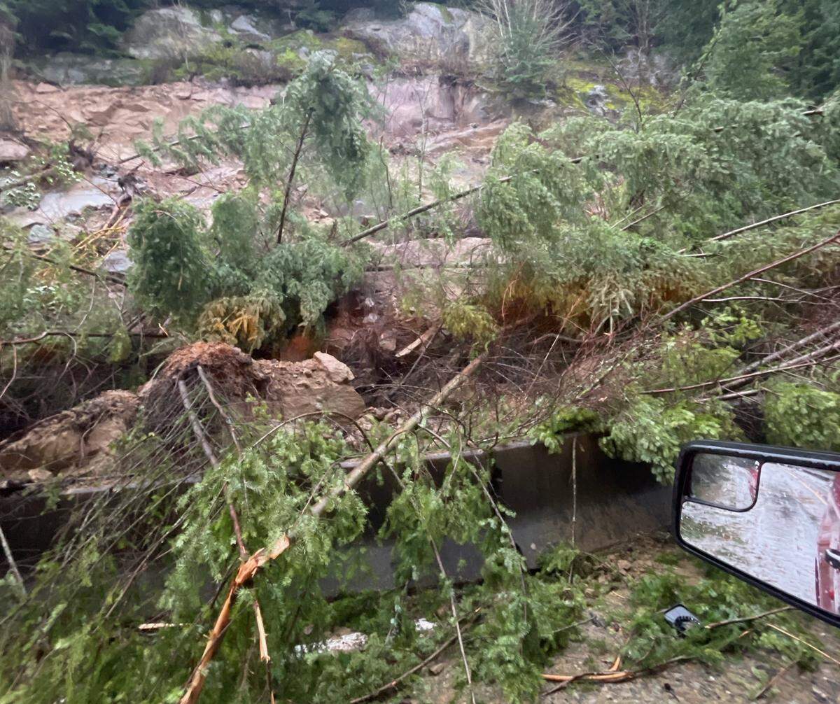 A landslide that occurred late Thursday, March 19 has forced a closure of all northbound lanes of Interstate 5 just south of Bellingham.