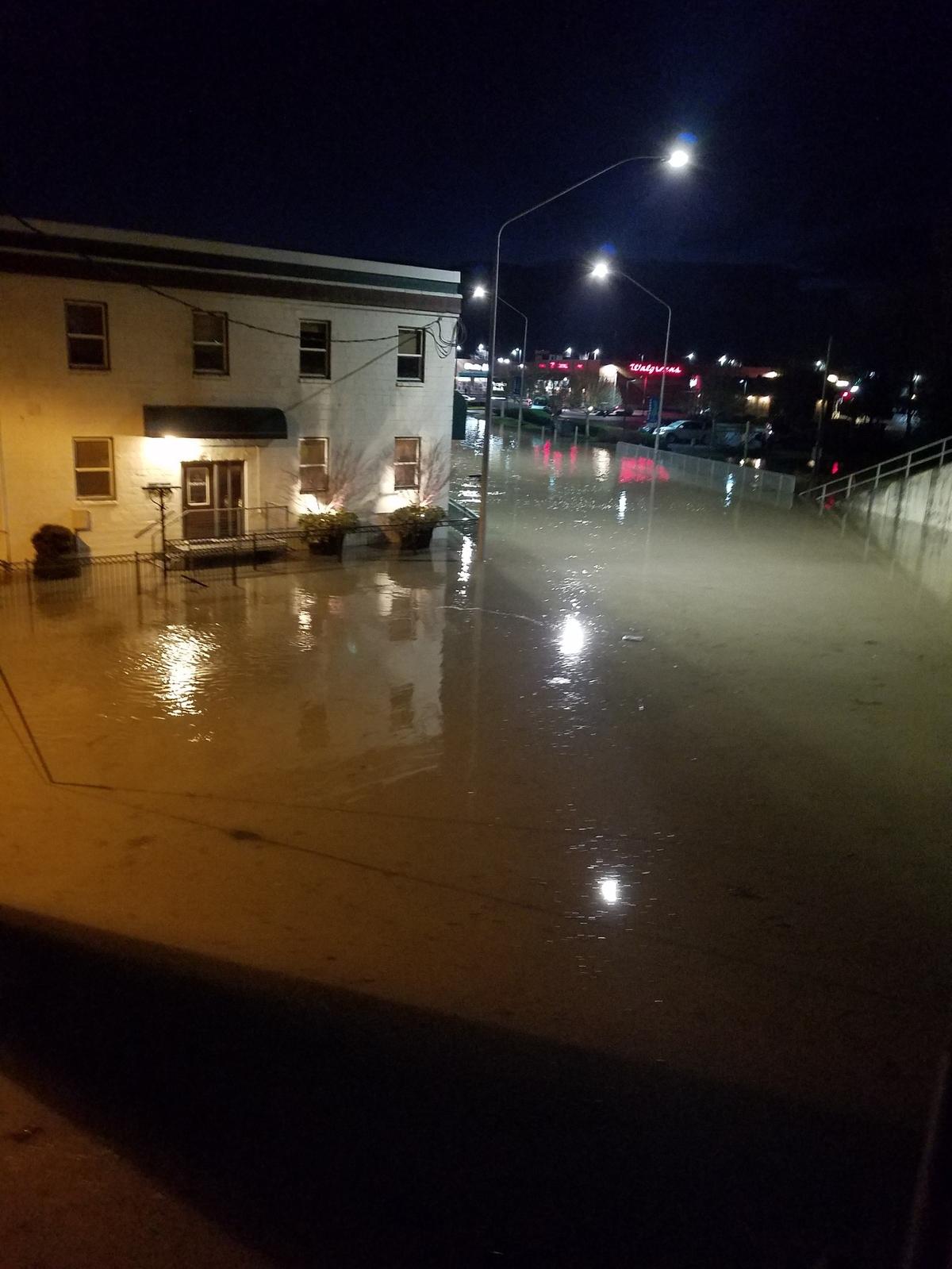 Alyssa Springs checked her business, Flow Motion yoga and spa, in the Carnation building in Ferndale at 5:30 a.m. Tuesday, Nov. 16, and found the Nooksack River had flooded the area after record rainfall.