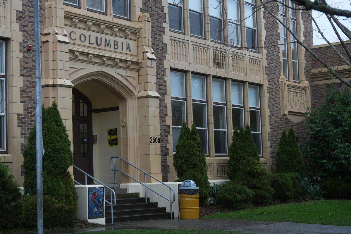 Initial samples for lead of some fountains and sinks at Columbia Elementary School on Nov. 7, 2023, tested above levels considered safe. Those sites have since been remediated and retested.