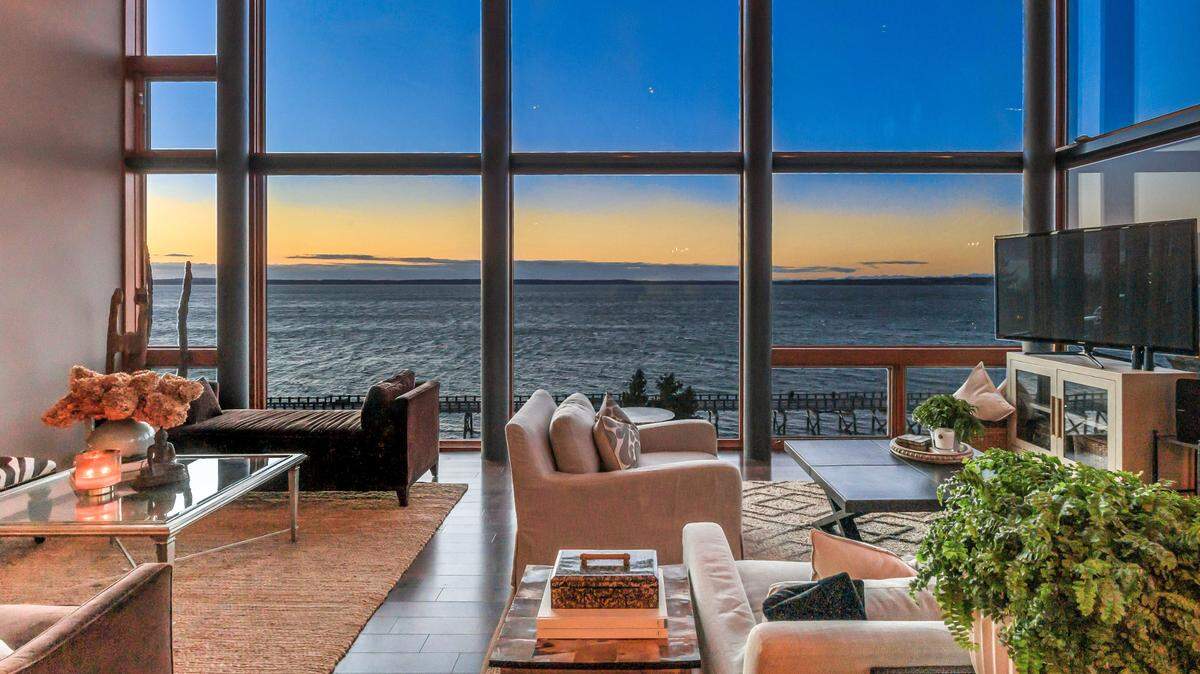 A view of Bellingham Bay from 506 S. State St. The 3,525-square-foot condominium near Boulevard Park is listed for $2.68 million, which would set a record in the Bellingham real estate market.