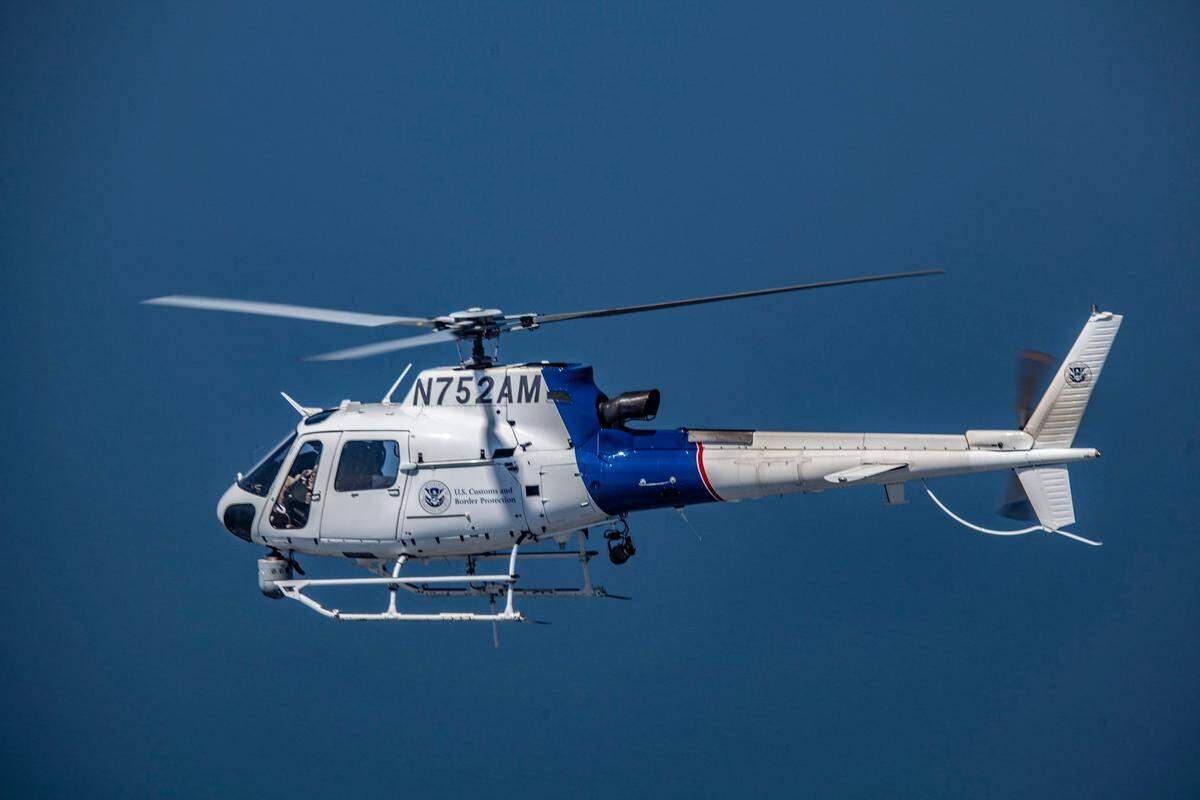 U.S. Customs and Border Patrol helicopter is one of the many aircraft you might see flying over Whatcom County.