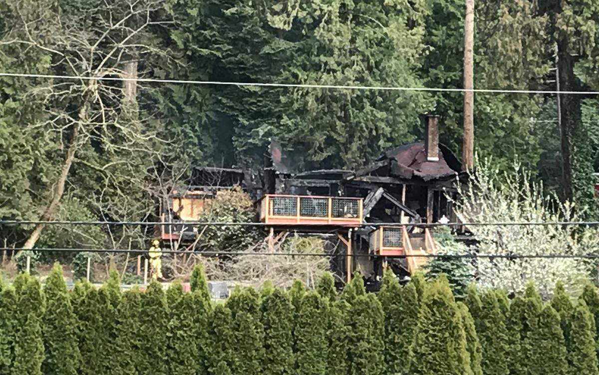 A fire that destroyed the house along Chuckanut Drive early Wednesday just south of Bellingham. The parents of Henry Miller, who started Henry’s Humdingers and appeared on ABC’s “Shark Tank,” were renting the house, but escaped with minor injuries.