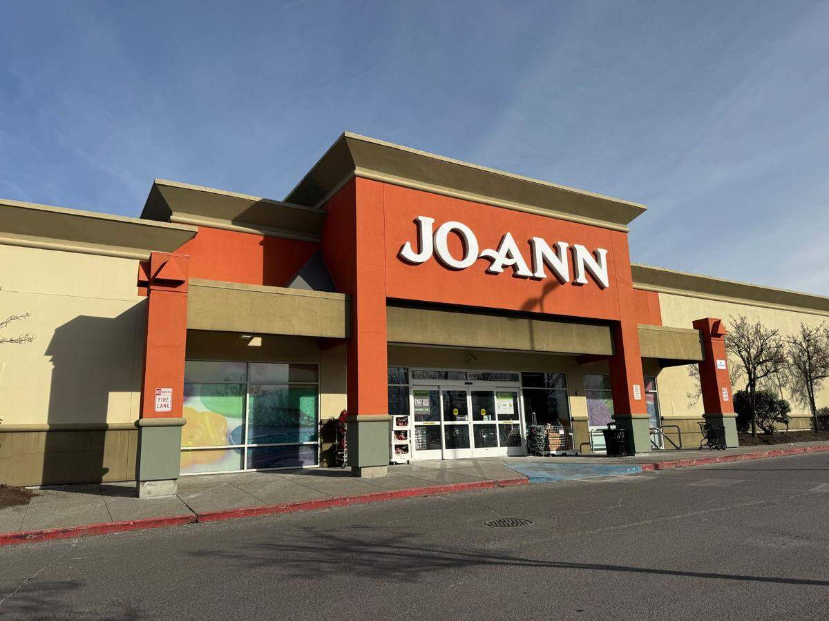 Joann fabrics and craft store at 1125 E Sunset Dr. Ste 125. in Bellingham, Wash on Feb. 13, 2025.