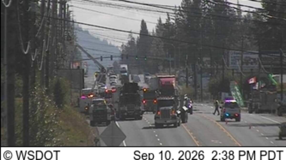 Lanes closed as fire, EMS respond to structure fire along Guide Meridian Road