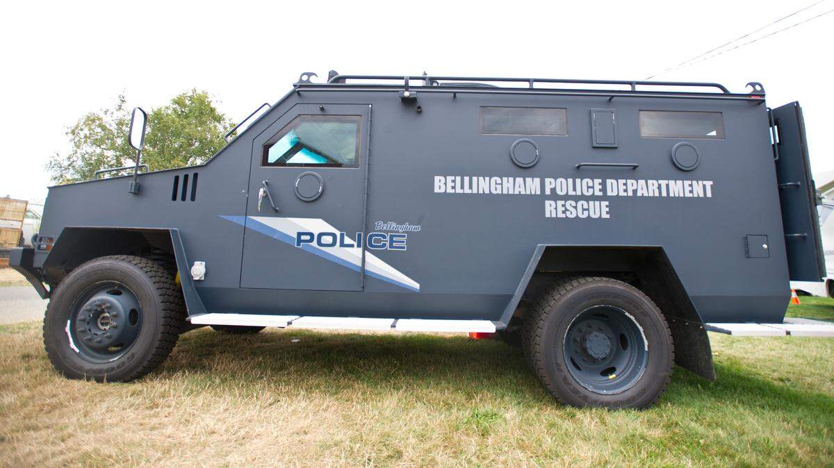 The Bellingham Police Department Tactical Armored Vehicle, a Lenco BearCat, at the Northwest Washington Fair in 2013, in Lynden. The department is buying a new armored vehicle to complement the department’s BearCat truck.
