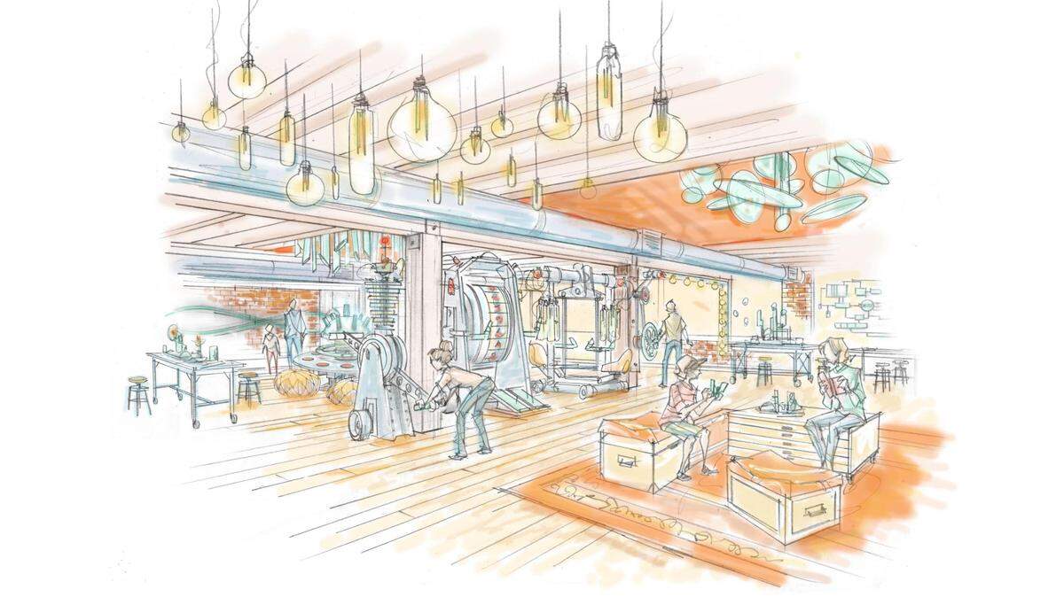 Whatcom County science museum, SPARK is raising money for a new interactive gallery, with accessible elevators and new roof on the historic Bellingham building. A concept drawing for the Wonderlab gallery at SPARK Museum of Electrical Invention at 1312 Bay St., Bellingham, Wash.