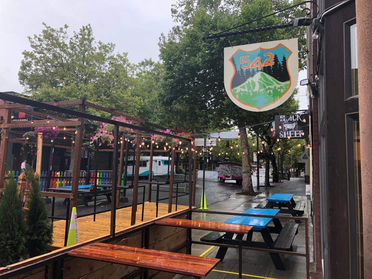 Business has gone well for several businesses since the closure of part of Holly Street near the eateries 542 and Black Sheep in Bellingham. The city approved the closures in downtown Bellingham and Fairhaven in July to give businesses a chance to provide outdoor seating during the COVID-19 pandemic.