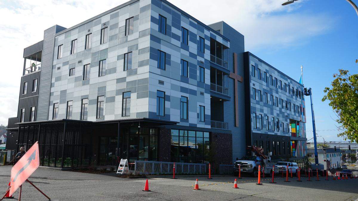The Lighthouse Mission’s homeless shelter and services center at 1312 F Street.