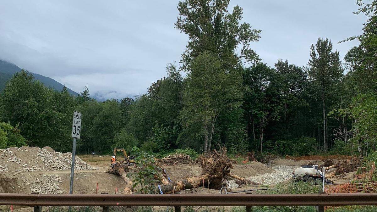 Olson Creek is shown along Washington state Highway 20 in an undated handout photo.