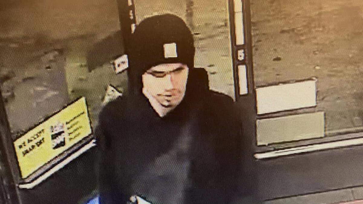 This surveillance video image released by the Yakima Police Department shows a suspect sought in a shooting at a convenience store in Yakima, Wash., early on Tuesday, Jan. 24. At least three people were killed in a random shooting Tuesday, in Yakima, and police are still searching for the suspect.
