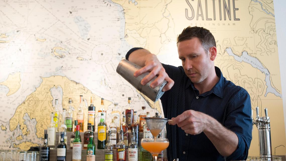 Luke Shifflette makes a "Naked and Famous" Thursday at Saltine, 114 Prospect St., in the former Real McCoy space. The new restaurant's small menu aims for American comfort food using Pacific Northwest ingredients but with an international flair.