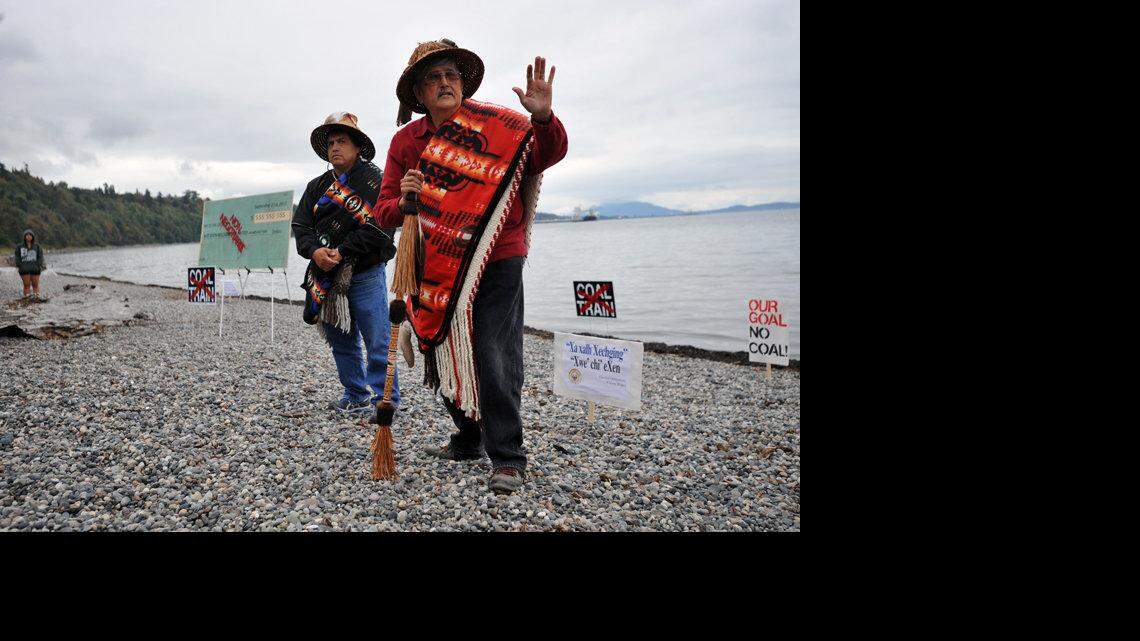 lummi coal protest