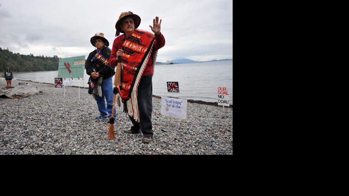 lummi coal protest