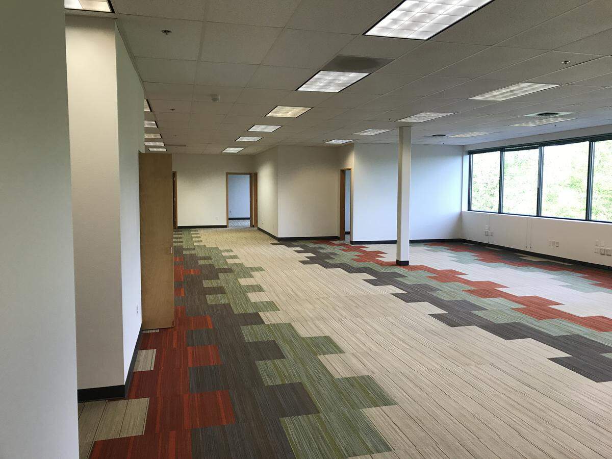 The second floor and offices of the former Ryzex Inc. building in the Cordata area of Bellingham.
