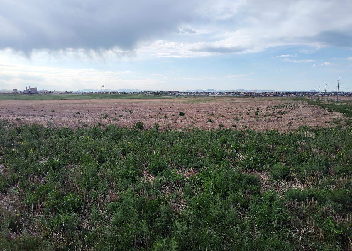 The site of a future Janicki Industries manufacturing campus in Great Falls, Mont.