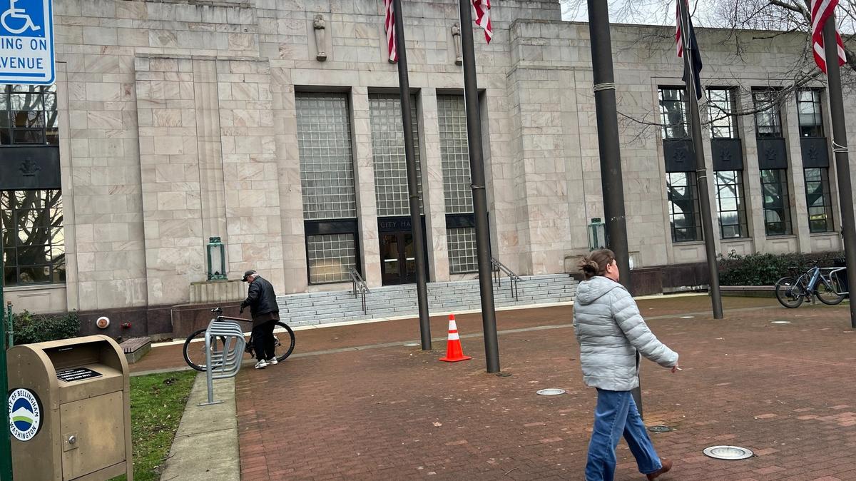 Bellingham City Hall, at 201 Lottie St., was built in 1939 under a Depression-era public works program.